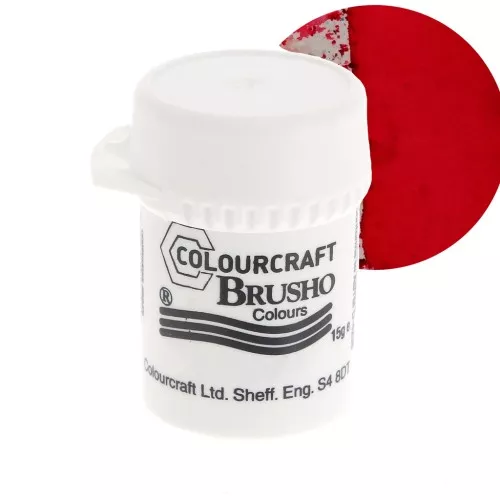 Pigmento de polvo acuarela Brusho Colours - Brillant Red x15 g