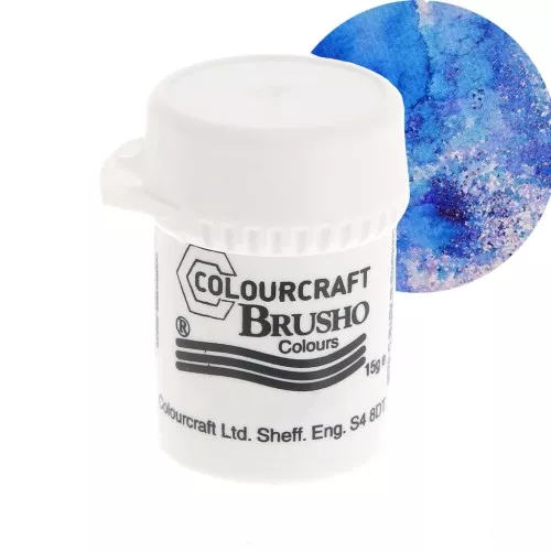 Pigmento de polvo acuarela Brusho Colours - Cobalt Blue x15 g