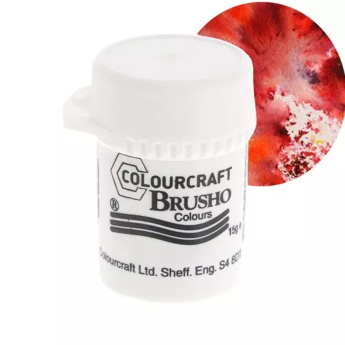 Pigmento de polvo acuarela Brusho Colours - Burnt Sienna x15 g