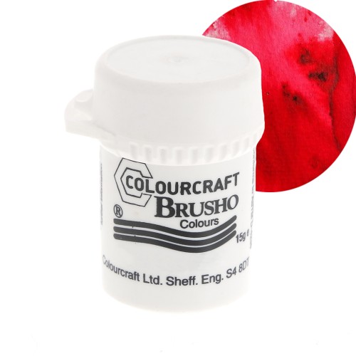 Pigmento de polvo acuarela Brusho Colours - Rose Red x15 g