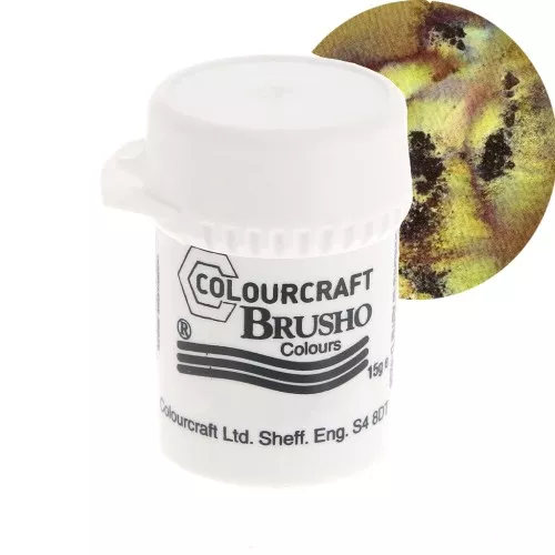 Pigmento de polvo acuarela Brusho Colours - Moss Green x15 g