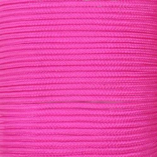 Hilo de jade / Hilo de nailon trenzado de 0,8 mm, rosa fluorescente x2.90 m