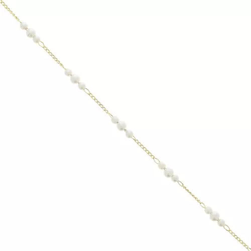 Cadena de fantasía 4 mm Dorado x50cm