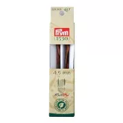 Puntas de madera para agujas de tejer intercambiables Prym - 4,5 mm - Natural x2