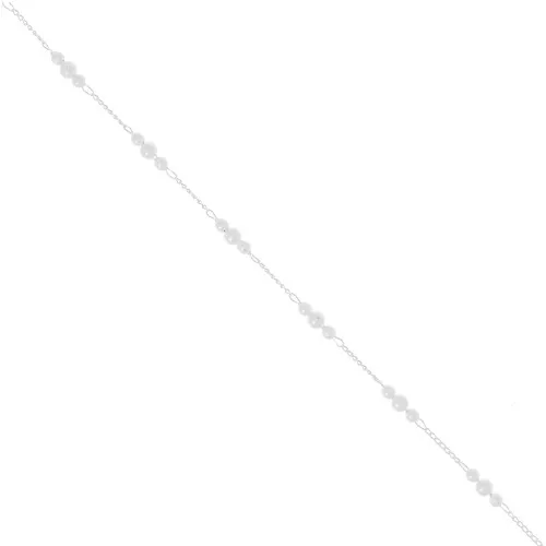 Cadena de fantasía 4 mm Plateado x50cm