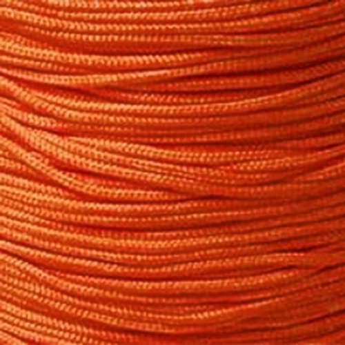 Hilo nilón trenzado 0.8 mm Naranja x5 m