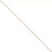 Cadena de fantasía 3 mm Doradox50cm