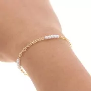 Cadena de fantasía 3 mm Doradox50cm