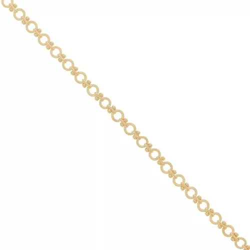 Cadena de fantasía 6,3 mm Doradox50cm