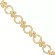 Cadena de fantasía 6,3 mm Doradox50cm