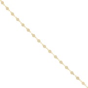Cadena de fantasía 4.5 mm 3 mm Dorado x50cm|raw }}
