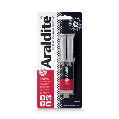 Pegamento Araldite Rápido - bi-componente - Pegamento rápido x24ml