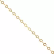 Cadena de fantasía 6.1 mm - Dorado x50cm