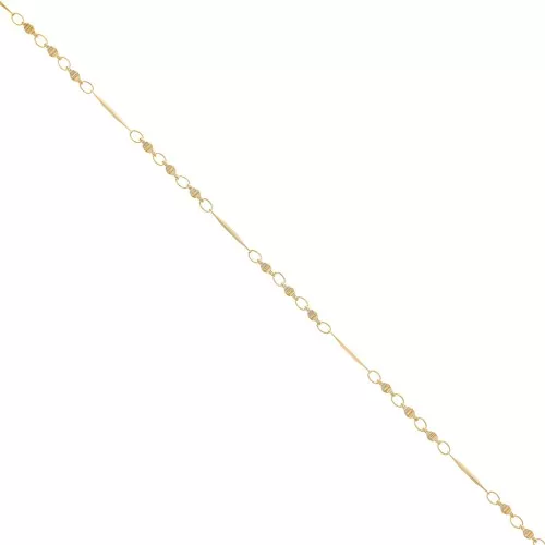 Cadena de fantasía 2.6 mm - Dorado x50cm