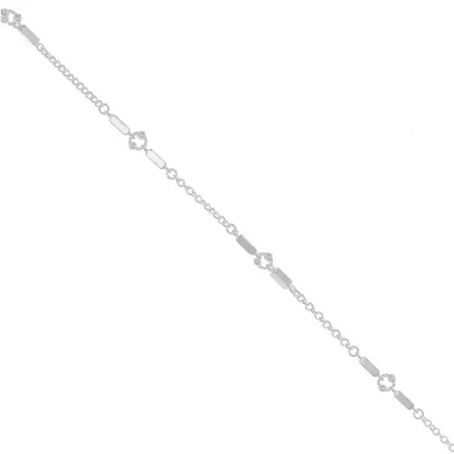 Cadena de fantasía 5.5 mm - Plateado x50cm