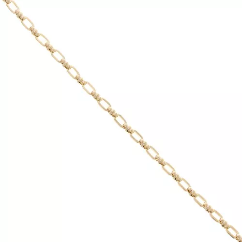 Cadena de fantasía 4.8 mm - Dorado x50cm