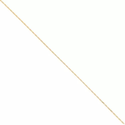 Cadena de fantasía 0.6 mm - Acero inoxidable 316L Dorado x50cm