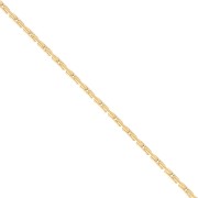 Cadena de fantasía 0.6 mm - Acero inoxidable 316L Dorado x50cm