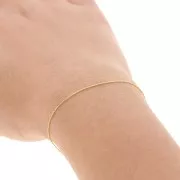 Cadena de fantasía 0.6 mm - Acero inoxidable 316L Dorado x50cm