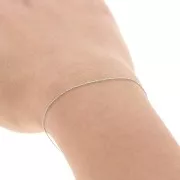 Cadena de fantasía 0.6 mm - Acero inoxidable 316L x1m