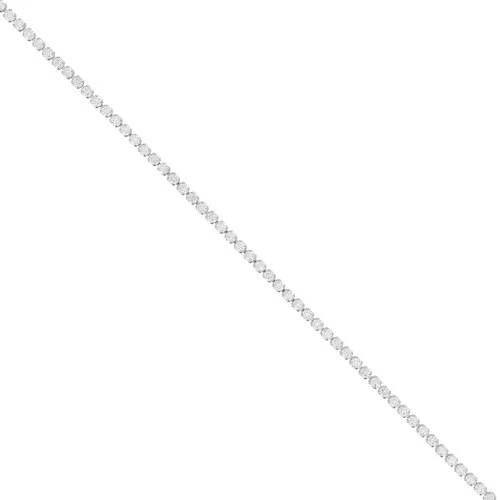 Cadena de fantasía 2 mm - Acero inoxidable 304 - óxido de zirconio x50cm