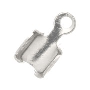 Terminal para cadena strass 2 mm Acero inox 304 x4