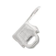 Terminal para cadena strass 2 mm Acero inox 304 x4