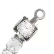 Terminal para cadena strass 2 mm Acero inox 304 x4