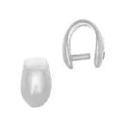 Enganche colgante 6x4 mm - de Plata 925 x1