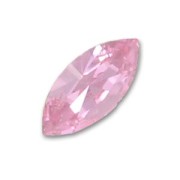 Navette PureCrystal 10x5 mm Light Rose|raw }}