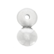 Dije bola 12x6.5 mm - Plateado envejido x1|raw }}