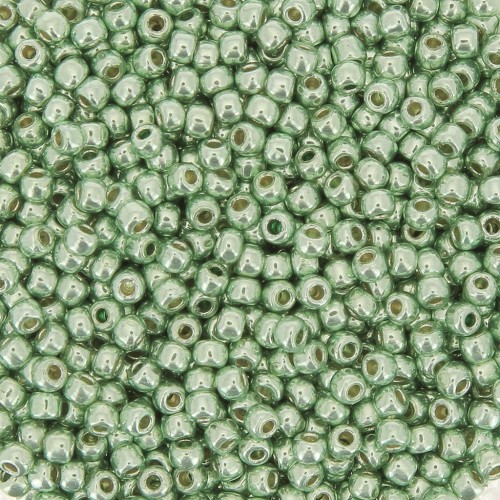 Rocalla Toho 11/0 TO11RPF570 - PF Galvanized Mint Green x8g