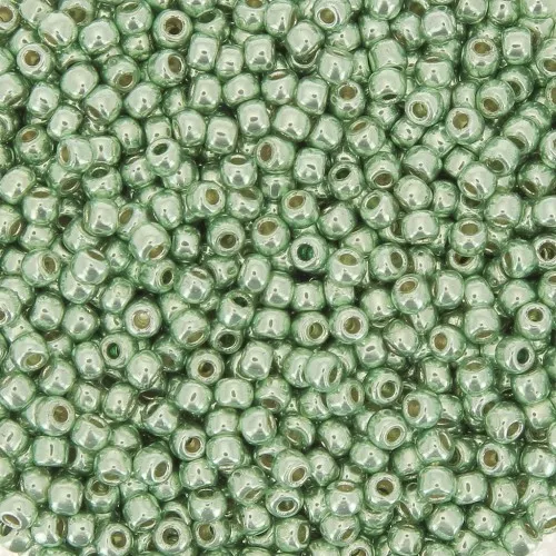 Rocalla Toho 11/0 TO11RPF570 - PF Galvanized Mint Green x8g