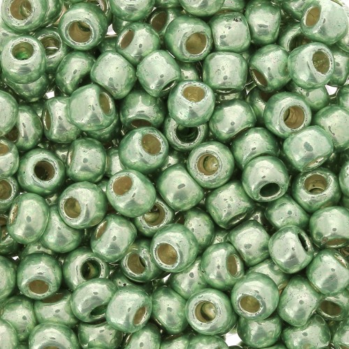 Rocalla Toho 6/0 TO6RPF570 - PF Galvanized Mint Green x8g