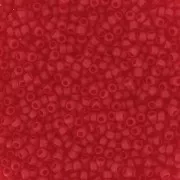 Rocalla Toho 15/0 TO15R5BF - Transparent Siam Ruby Frosted x8g