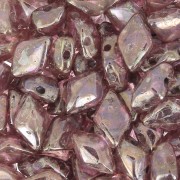 Cuentas de cristal Gemduo 2 agujeros 8x5 mm Crystal Gleam Green Glaze x10g|raw }}