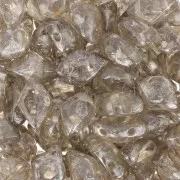 Cuentas de cristal Gemduo 2 agujeros 8x5 mm Crystal Gleam Orange Glaze x10g