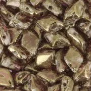 Cuentas de cristal Gemduo 2 agujeros 8x5 mm Crystal Gleam Spread Glaze x10g