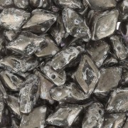 Cuentas de cristal Gemduo 2 agujeros 8x5 mm Crystal Gleam Copper Glaze x10g