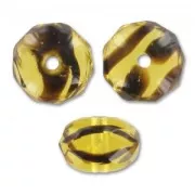 Donuts 9x6 mm Tortoise  x25