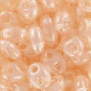 Twin beads 2.5x5 mm Beige Pearl x20g