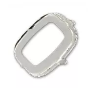 Engaste Classical Baguette 18x13 mm Plata 925 x1