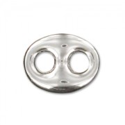 Separador grano de café 12x9 mm Plata 925 x1