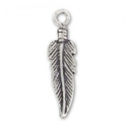 Dije pluma 22 mm de Plata 925 x1|raw }}