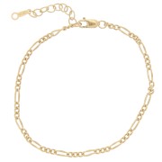 Pulsera de malla Fígaro de 2,15 mm en Gold filled x16 cm|raw }}