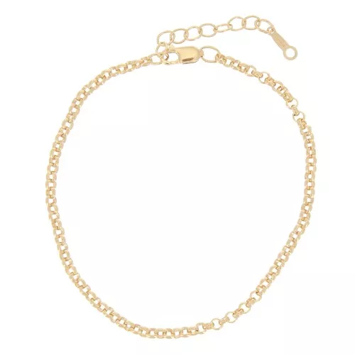 Pulsera Jaseron 2.4 mm en Gold filled x16.5 cm