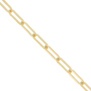 Cadena rectangular de 2,5 mm Gold filled x20cm