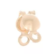 Tapas de nudo de 3,5 mm con anillos cerrados Gold filled x4