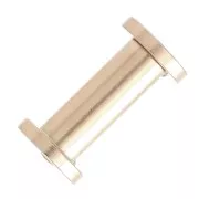 Tubo para tejer Miyuki 19,5x10 mm - Acero inoxidable dorado 304 x1