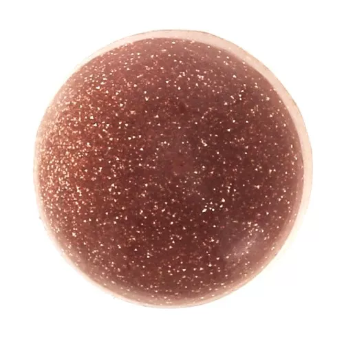 Cabochón redondo 6 mm Gold Stone - Pierre de soleil x1